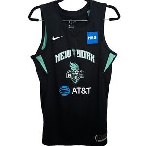 Nike Sabrina Ionescu #20 New York Liberty WNBA Swingman Jersey Black Seafoam S